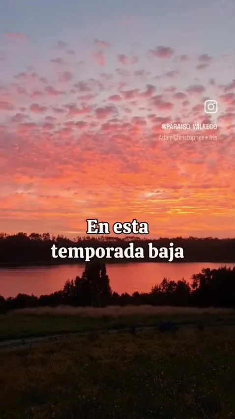 Atardecer y paisaje de Paraíso Wilkeco